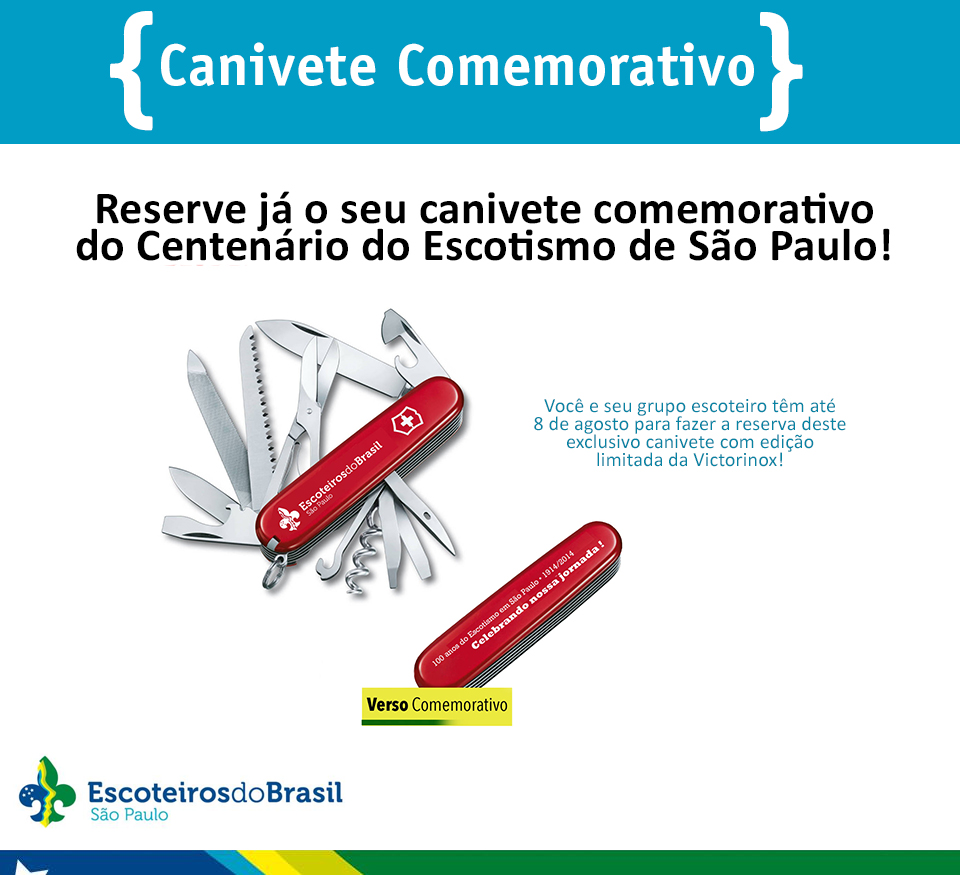 CANIVETE COMEMORATIVO!